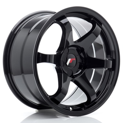 JR Wheels JR3 17x9 ET20-35 BLANK Gloss Black