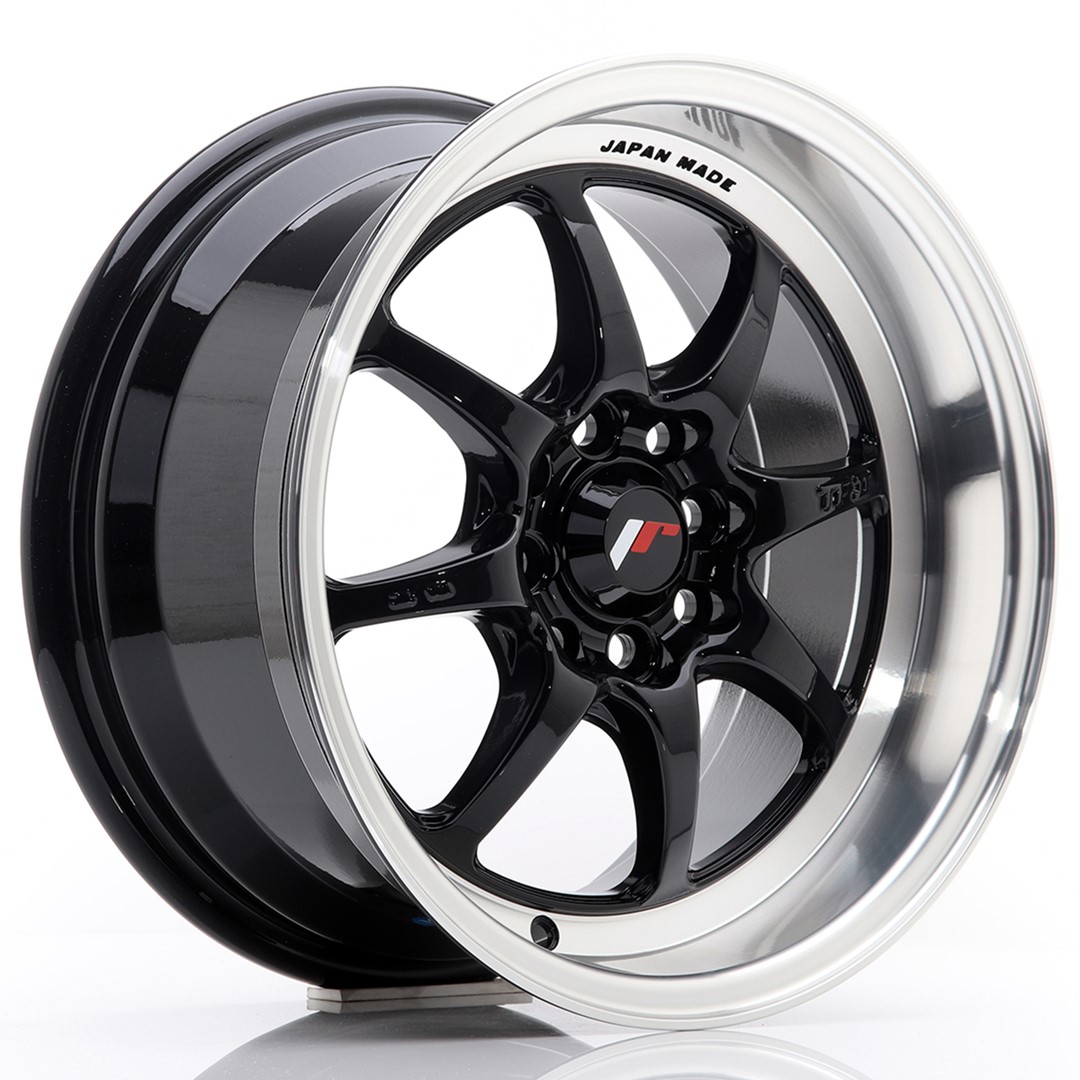 JR Wheels TF2 15x7,5 ET10 4x100/114 Gloss Black