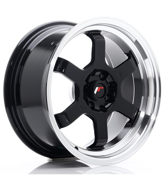 JR Wheels JR12 16x8 ET15 4x100/114 Gloss Black