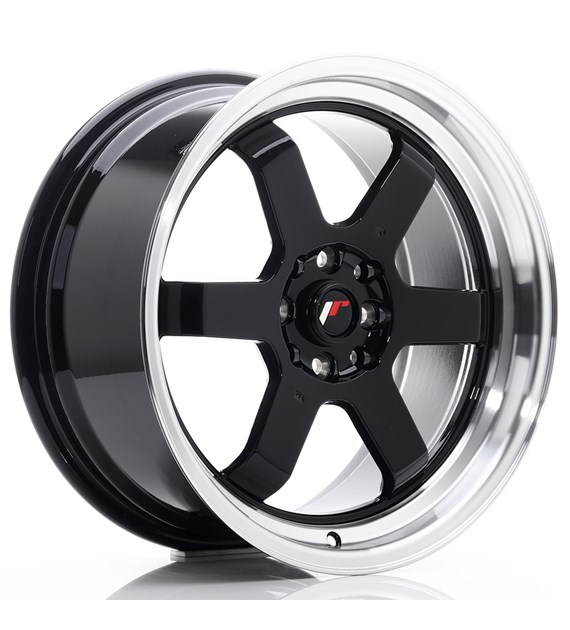 JR Wheels JR12 17x8 ET33 5x100/114 Gloss Black