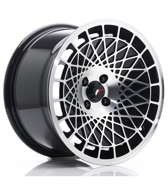 JR Wheels JR14 16x9 ET10 4x100 Gloss Black Machined Face