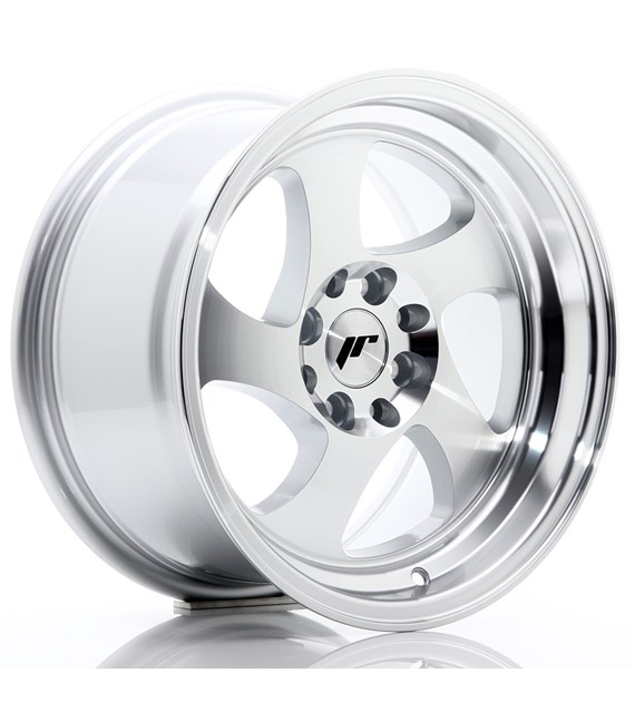 JR Wheels JR15 15x8 ET20 4x100/108 Machined Silver