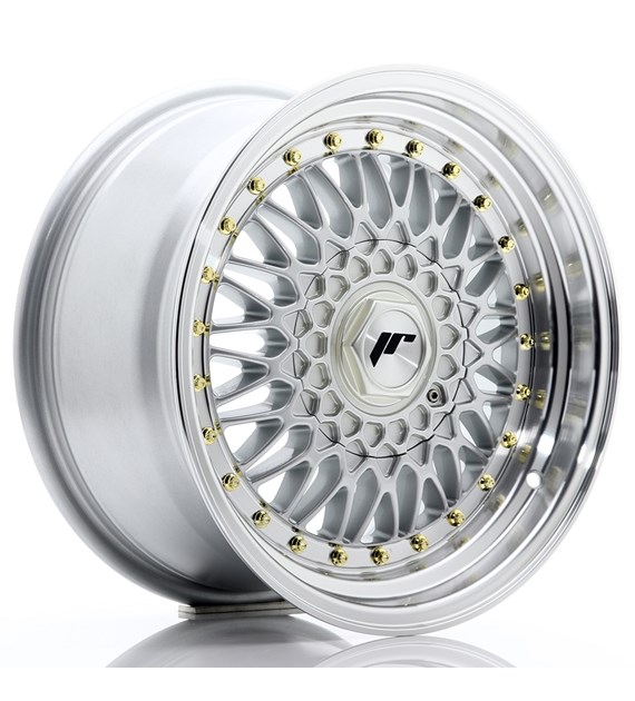 JR Wheels JR9 16x8 ET25 4x100/108 Silver w/Machined Lip