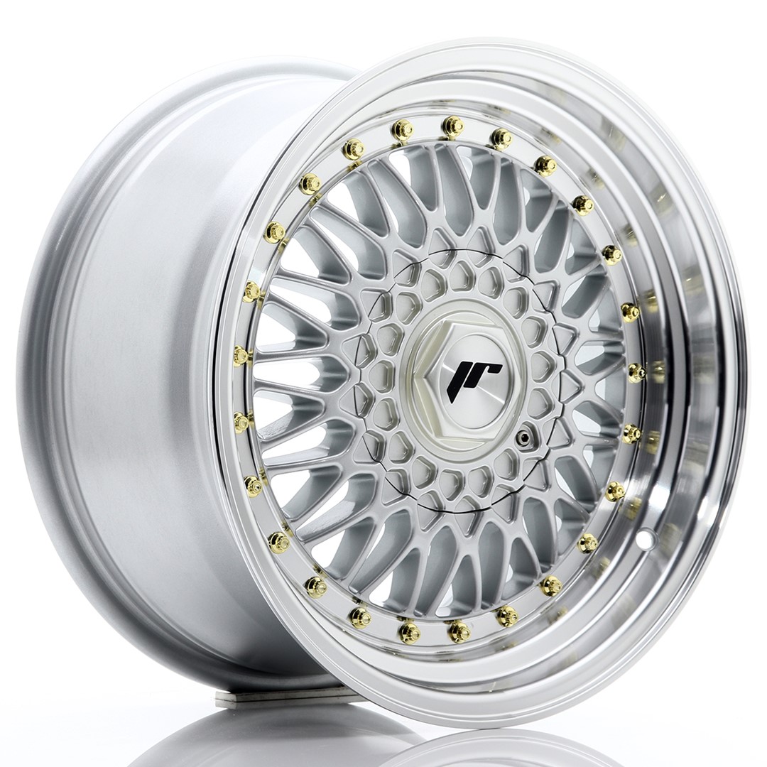 JR Wheels JR9 16x8 ET25 5x100/114,3 Silver w/Machined Lip