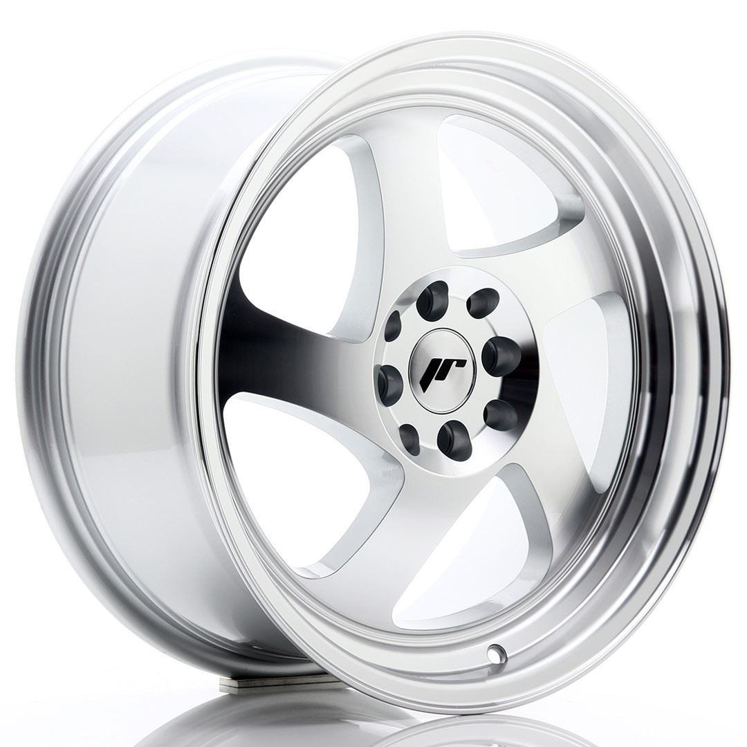 JR Wheels JR15 17x8 ET35 4x100/114 Machined Silver