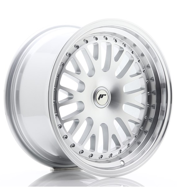 JR Wheels JR10 17x9 ET25-30 Blank Silver Machined Face