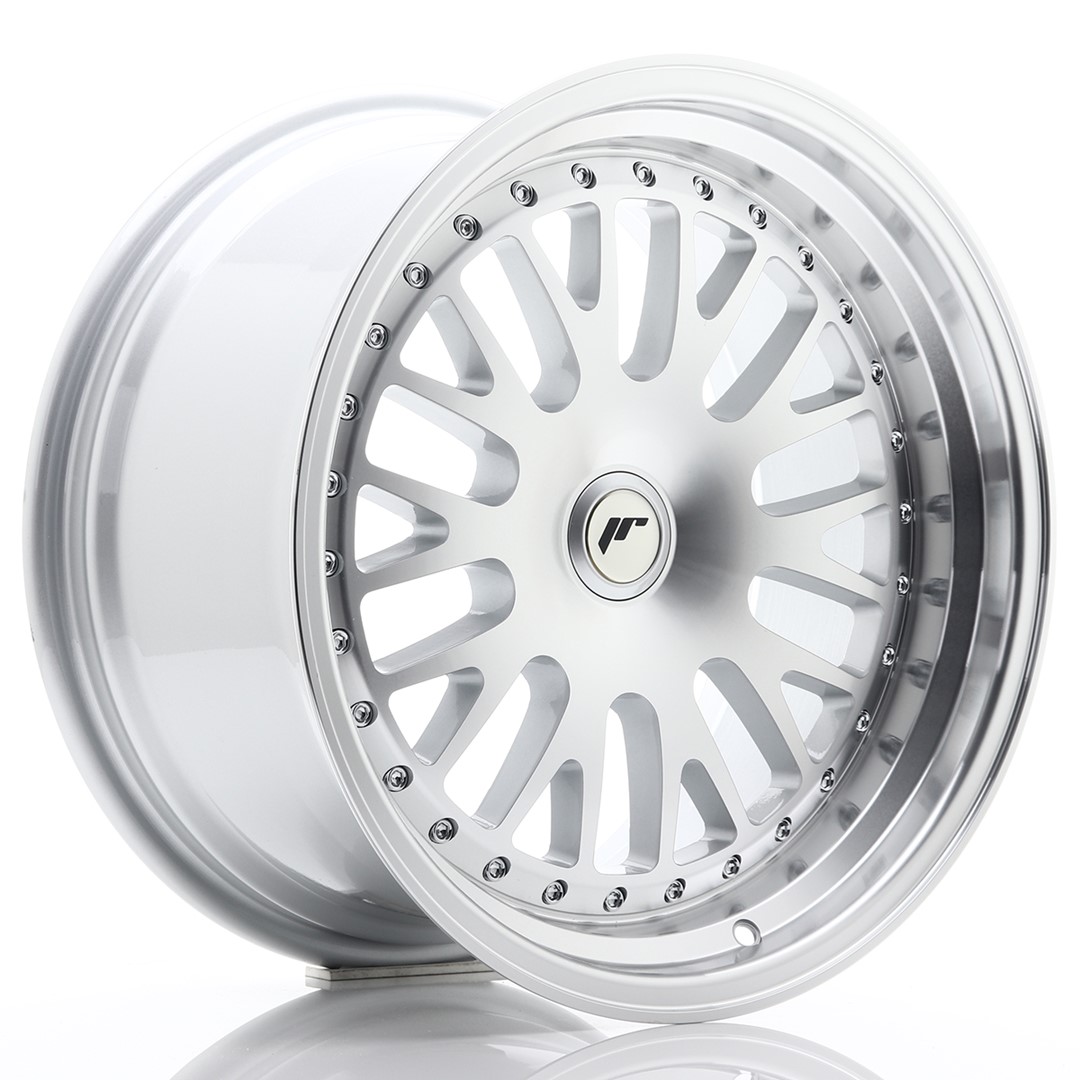 JR Wheels JR10 17x9 ET25-30 Blank Silver Machined Face