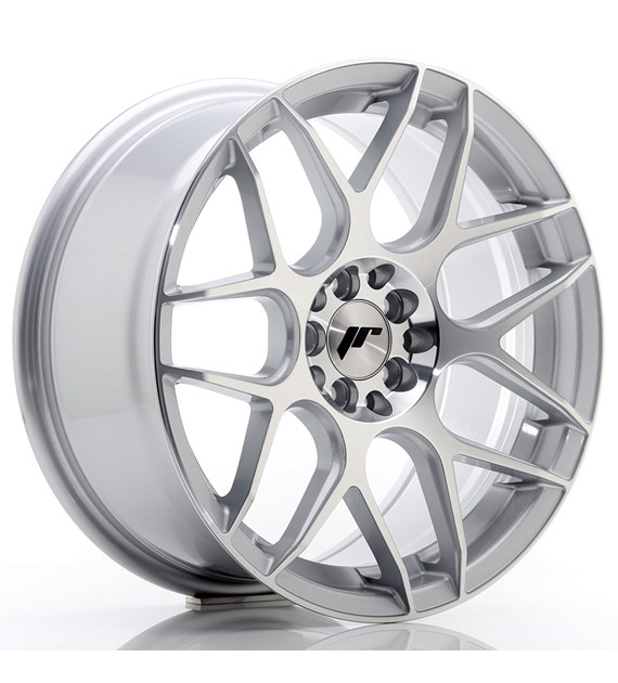 JR Wheels JR18 17x8 ET35 4x100/114 Silver Machined