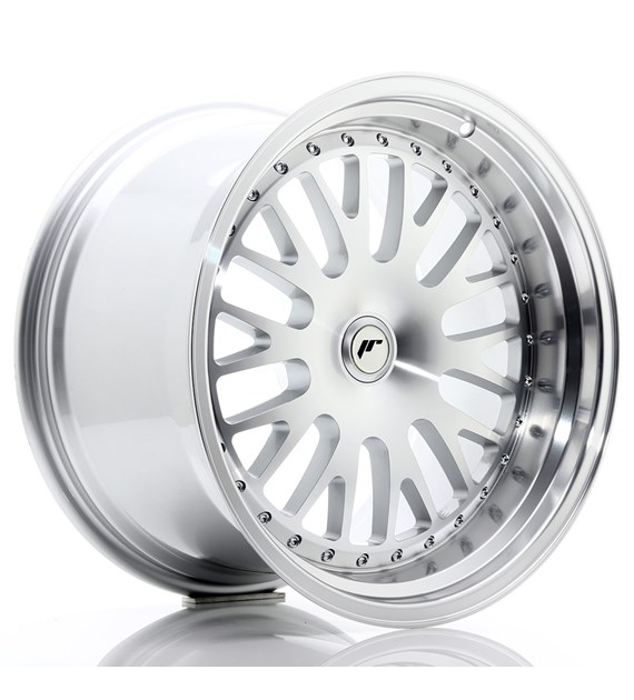 JR Wheels JR10 19x11 ET15-30 Blank Silver Machined Face