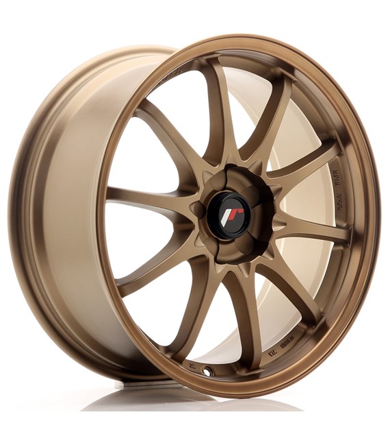 JR Wheels JR5 18x8 ET35 5H BLANK Dark Anodized Bronze