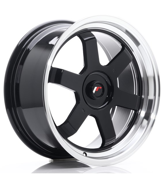 JR Wheels JR12 17x8 ET35 Blank Gloss Black