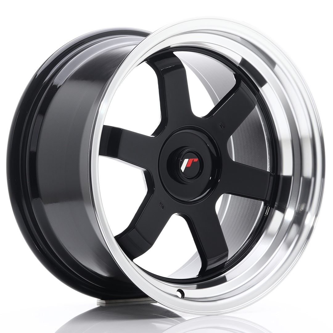 JR Wheels JR12 17x9 ET25 Blank Gloss Black