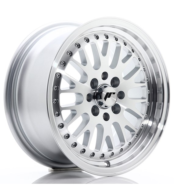 JR Wheels JR10 15x7 ET30 4x100/108 Silver Machined Face