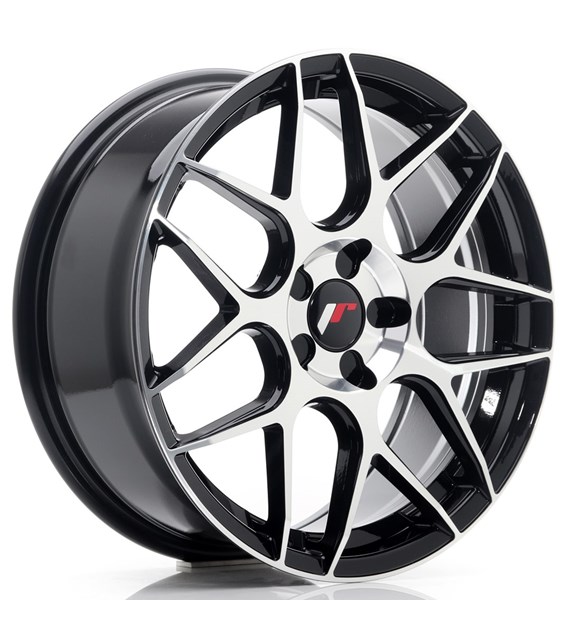 JR Wheels JR18 18x7,5 ET35-42 Blank 5H Black Machined