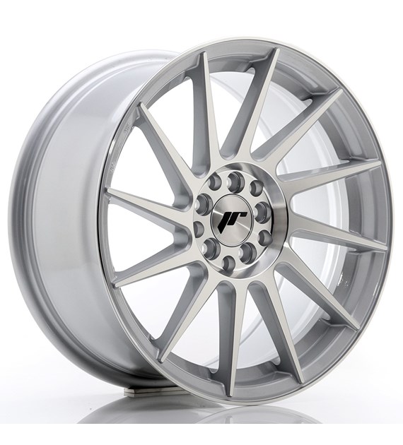 JR Wheels JR22 17x8 ET35 4x100/114 Silver Machined Face