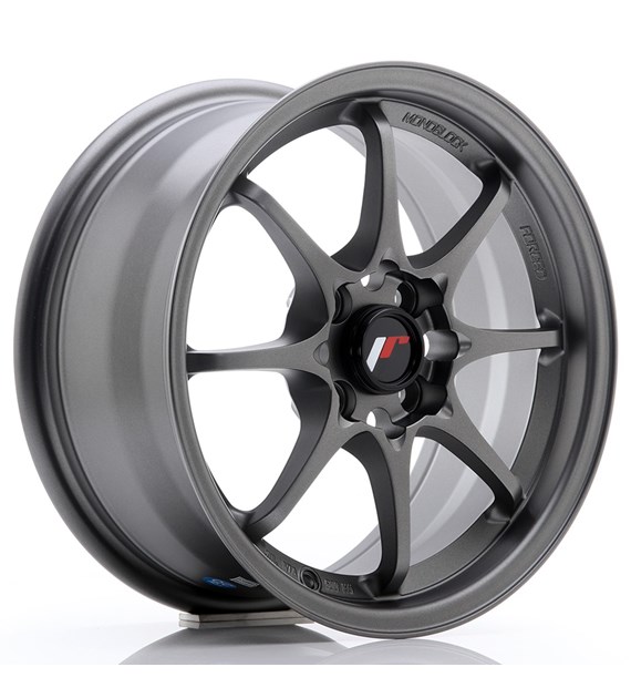 JR Wheels JR5 15x7 ET35 4x100 Matt Gun Metal