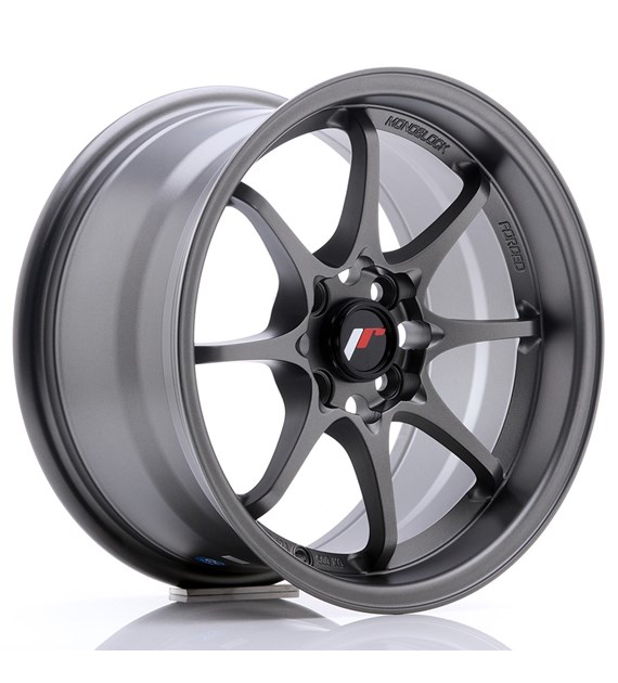 JR Wheels JR5 15x8 ET28 4x100 Matt Gun Metal