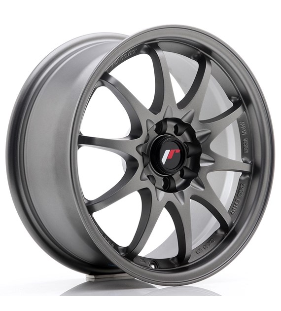 JR Wheels JR5 16x7 ET30 4x100/108 Matt Gun Metal