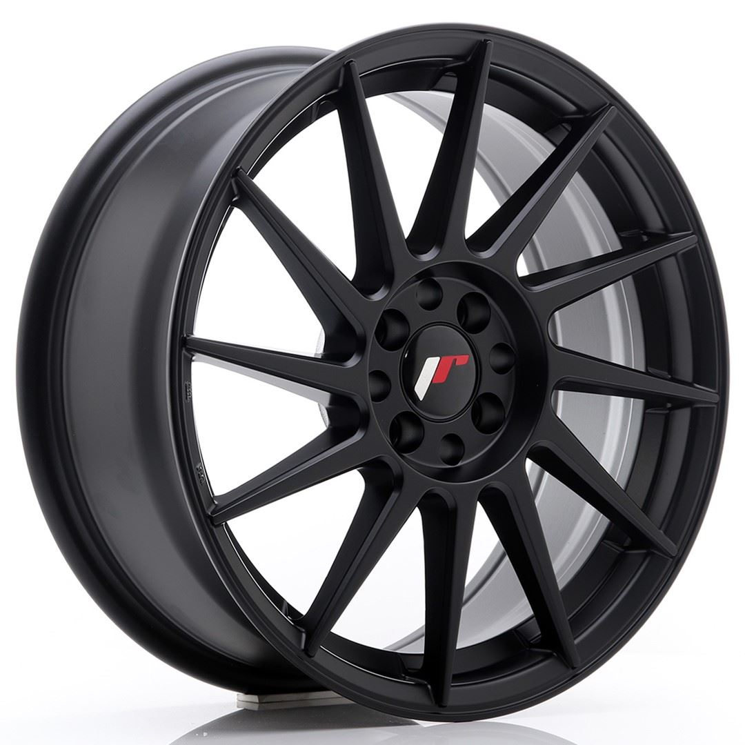 JR Wheels JR22 17x7 ET25 4x100/108 Matt Black