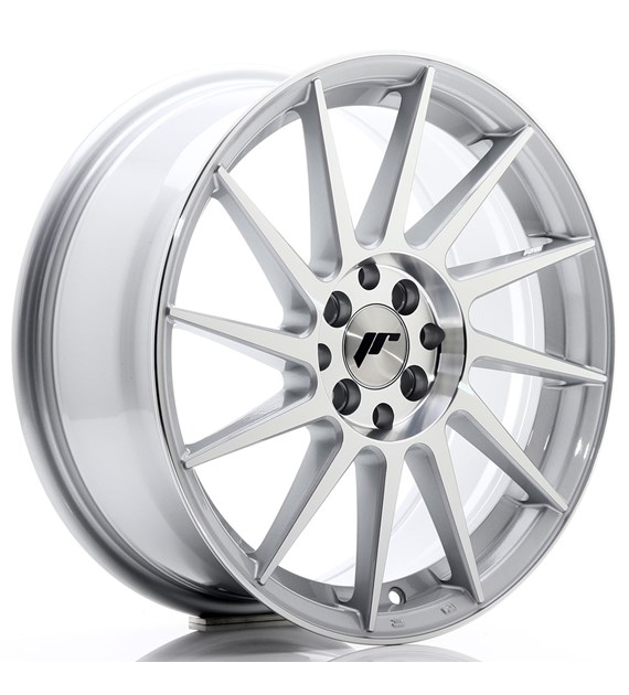 JR Wheels JR22 17x7 ET25 4x100/108 Silver Machined Face