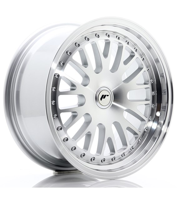 JR Wheels JR10 17x8 ET35 Blank Silver Machined Face