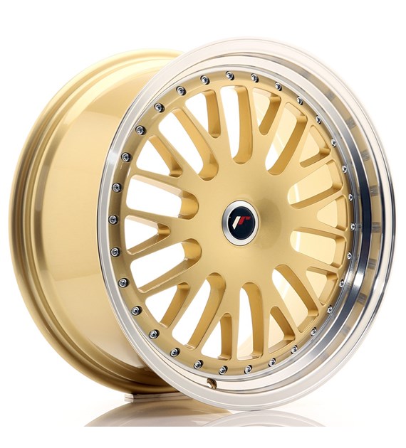 JR Wheels JR10 19x8,5 ET20-35 Blank Gold w/Machined Lip