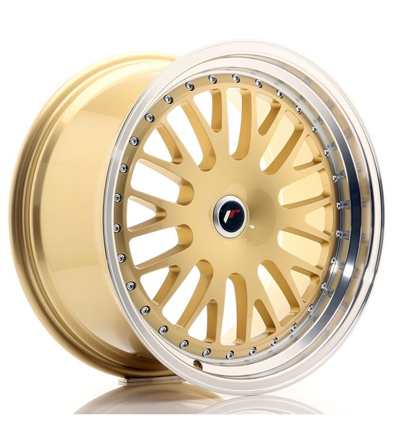 JR Wheels JR10 19x9,5 ET20-35 Blank Gold w/Machined Lip