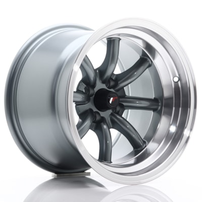 JR Wheels JR19 15x10,5 ET-32 4x100 Gun Metal w/ Machined Lip