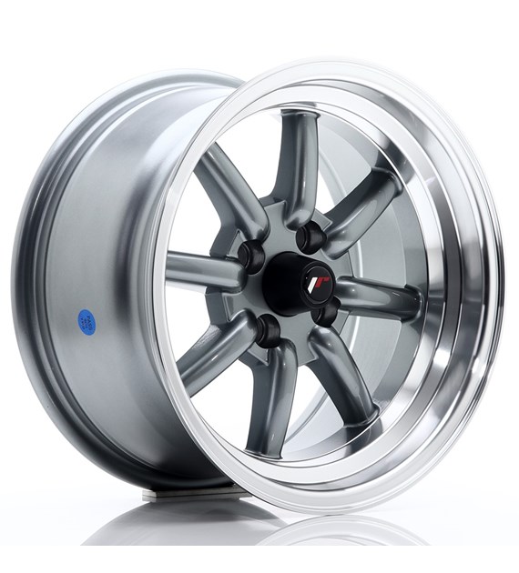 JR Wheels JR19 15x8 ET0 4x100 Gun Metal