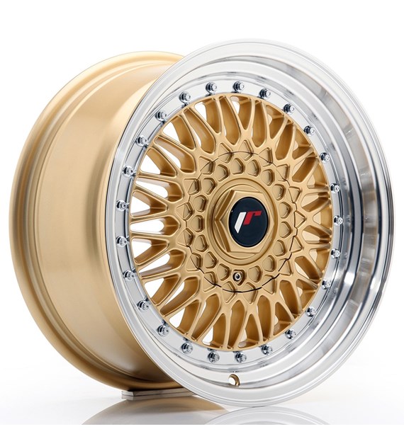 JR Wheels JR9 16x7,5 ET25 BLANK Gold w/Machined Lip