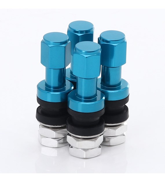 Set of Aluminum air valves JR v2 - BLUE