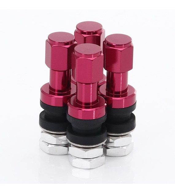 Set of Aluminum air valves JR v2 - RED