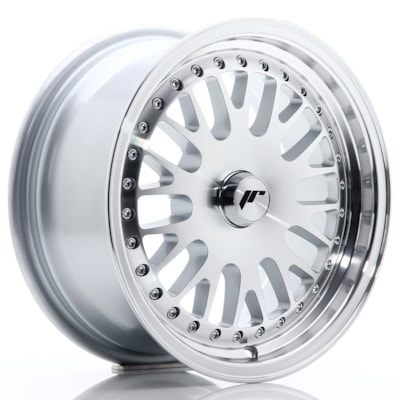 JR Wheels JR10 15x7 ET30 BLANK Silver Machined Face