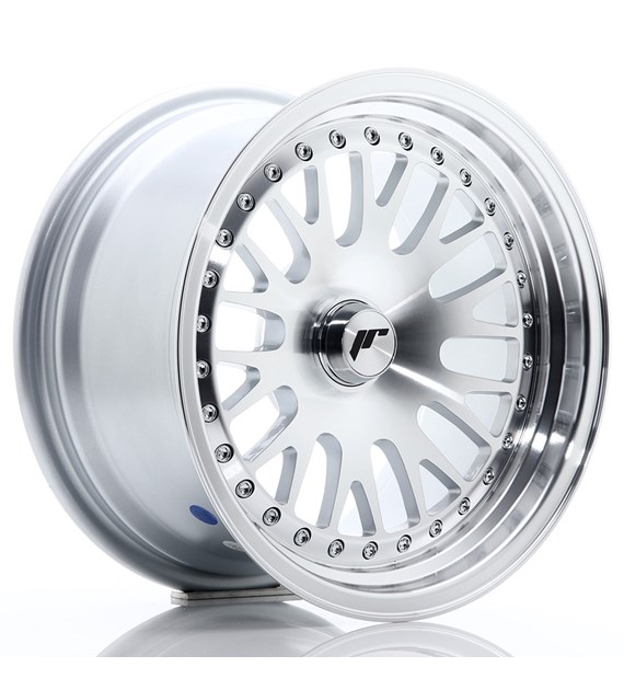 JR Wheels JR10 15x8 ET20 Blank Silver Machined Face