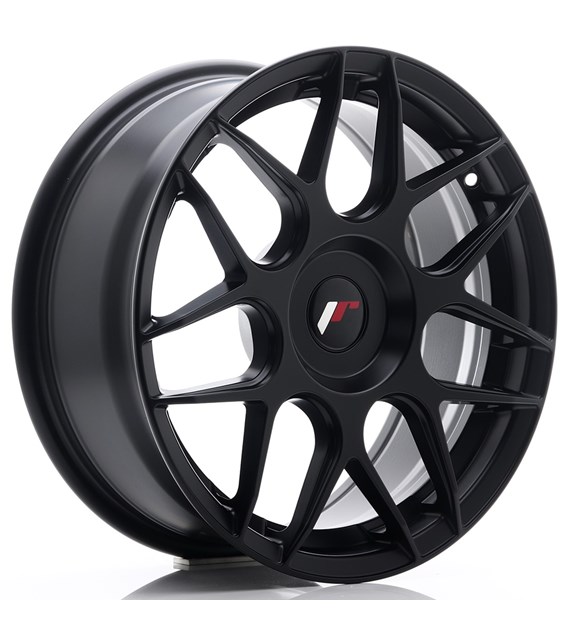 JR Wheels JR18 17x7 ET20-40 Blank Matt Black