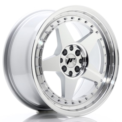 JR Wheels JR6 17x8 ET35 4x100/114 Silver Machined Face