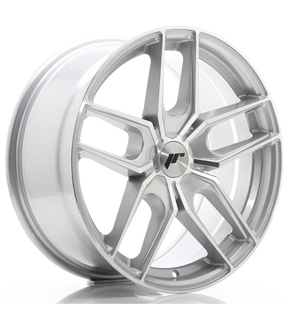 JR Wheels JR25 18x8,5 ET20-40 5H BLANK Silver Machined Face