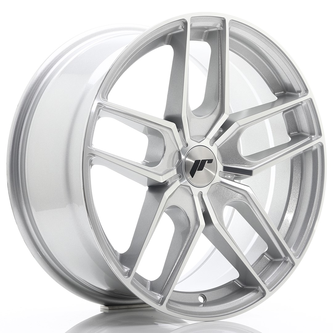 JR Wheels JR25 18x8,5 ET20-40 5H BLANK Silver Machined Face