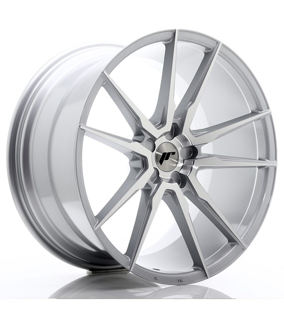 JR Wheels JR21 21x11 ET15-55 5H BLANK Silver Machined Face