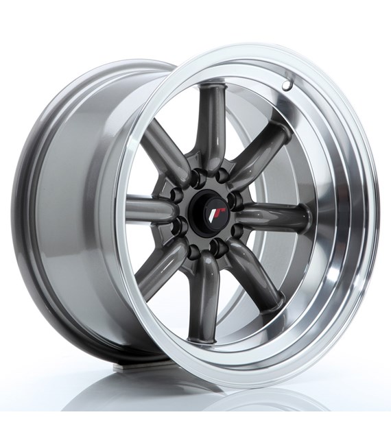 JR Wheels JR19 16x9 ET-15 4x100/114 Gun Metal