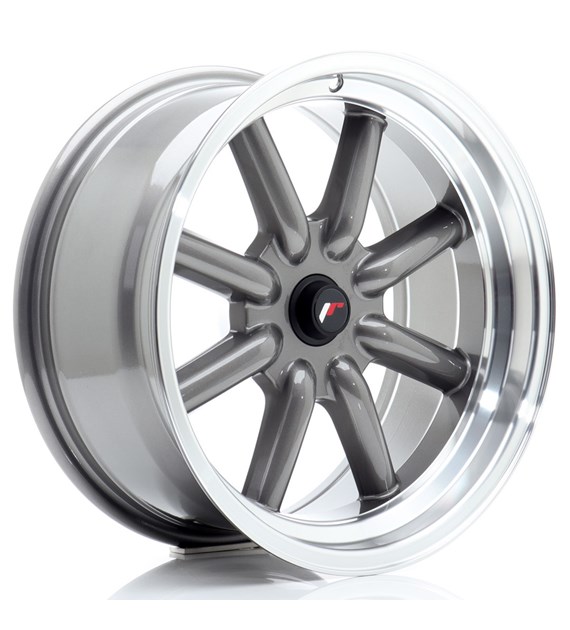 JR Wheels JR19 17x8 ET-20-0 BLANK Gun Metal