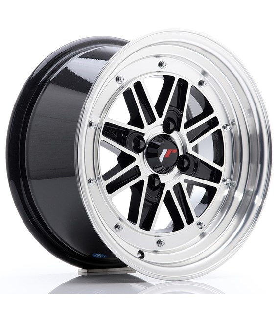 JR Wheels JR31 15x7.5 ET20 4x100 Gloss Black Machined Face