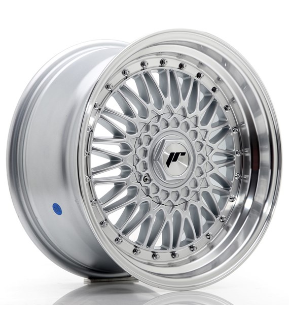 JR Wheels JR9 17x8,5 ET20 5x112/120 Silver w/Machined Lip+Silver Rivets