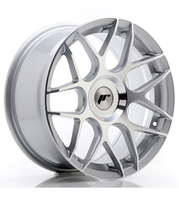 JR Wheels JR18 17x8 ET25-35 Blank Machined Silver