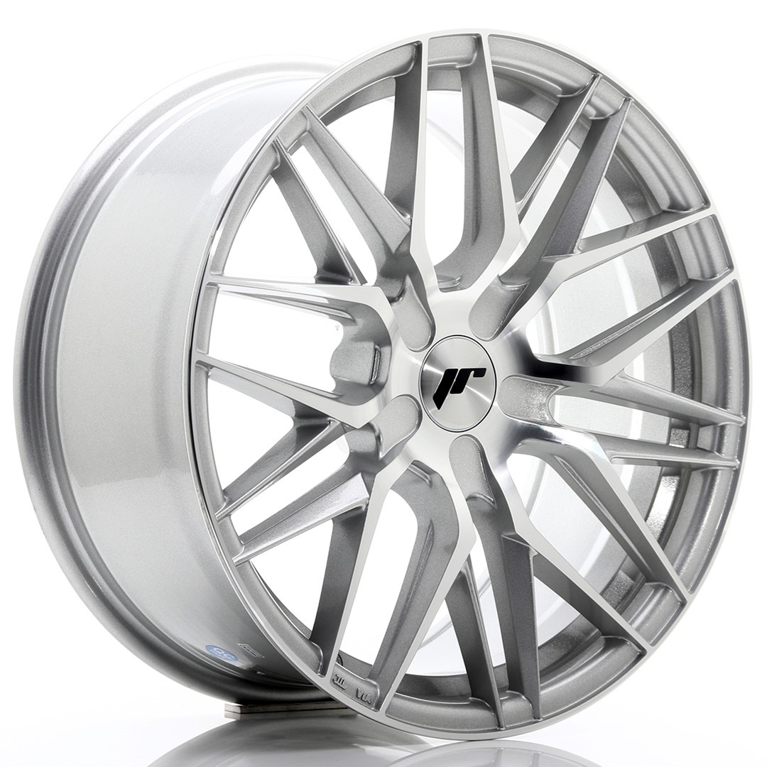 JR Wheels JR28 18x8,5 ET20-40 5H BLANK Silver Machined Face