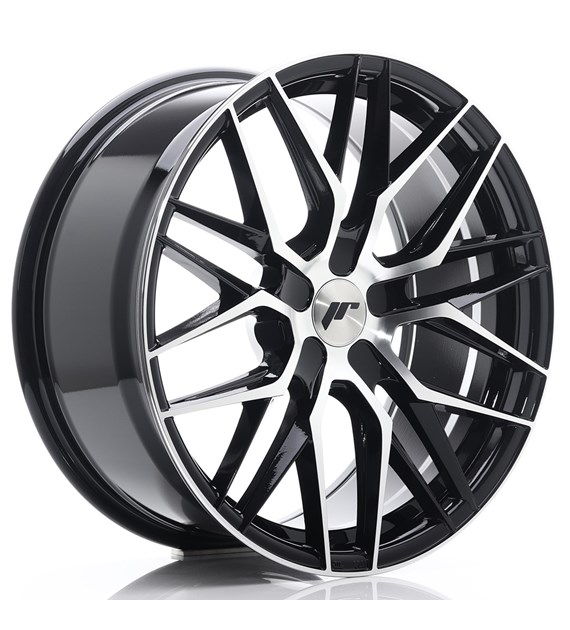 JR Wheels JR28 19x8,5 ET20-40 5H BLANK Gloss Black Machined Face