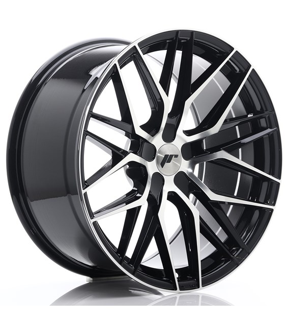 JR Wheels JR28 20x10 ET20-40 5H BLANK Gloss Black Machined Face