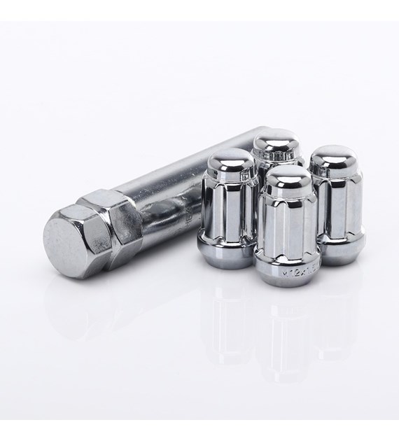 Anti-theft lug nuts JR ATN1 - 12x1,25 Chrome