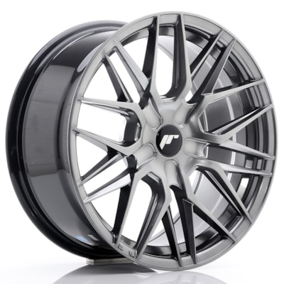 JR Wheels JR28 17x8 ET25-40 BLANK Hyper Black
