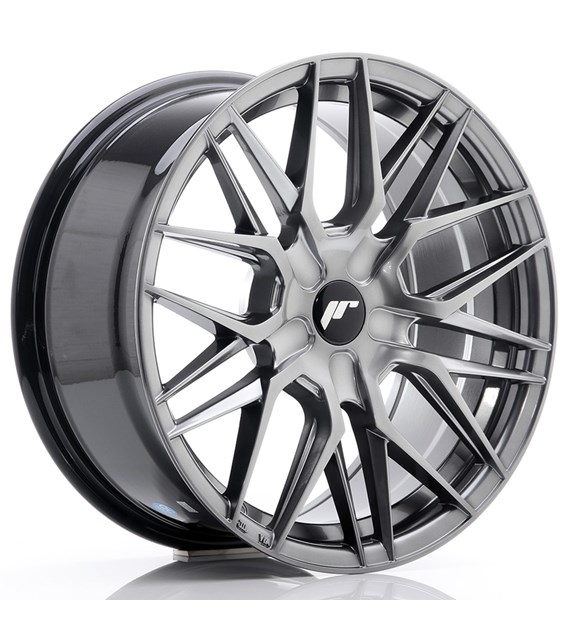 JR Wheels JR28 17x8 ET25-40 BLANK Hyper Black